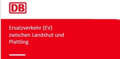 Ersatzverkehr Deutsche Bahn